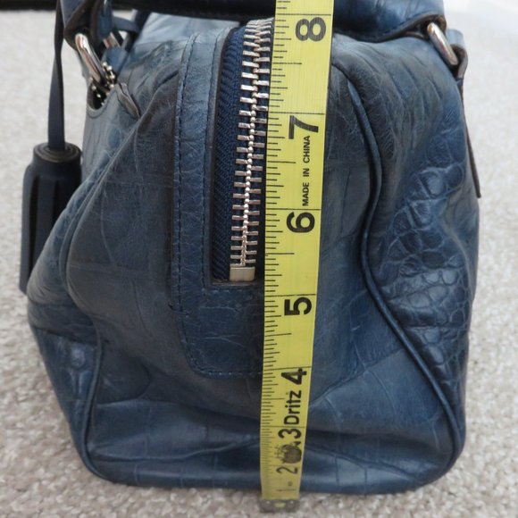 Coach Legacy Haley Exotic Embossed Croc Leather 25324 - Picture 15 of 16